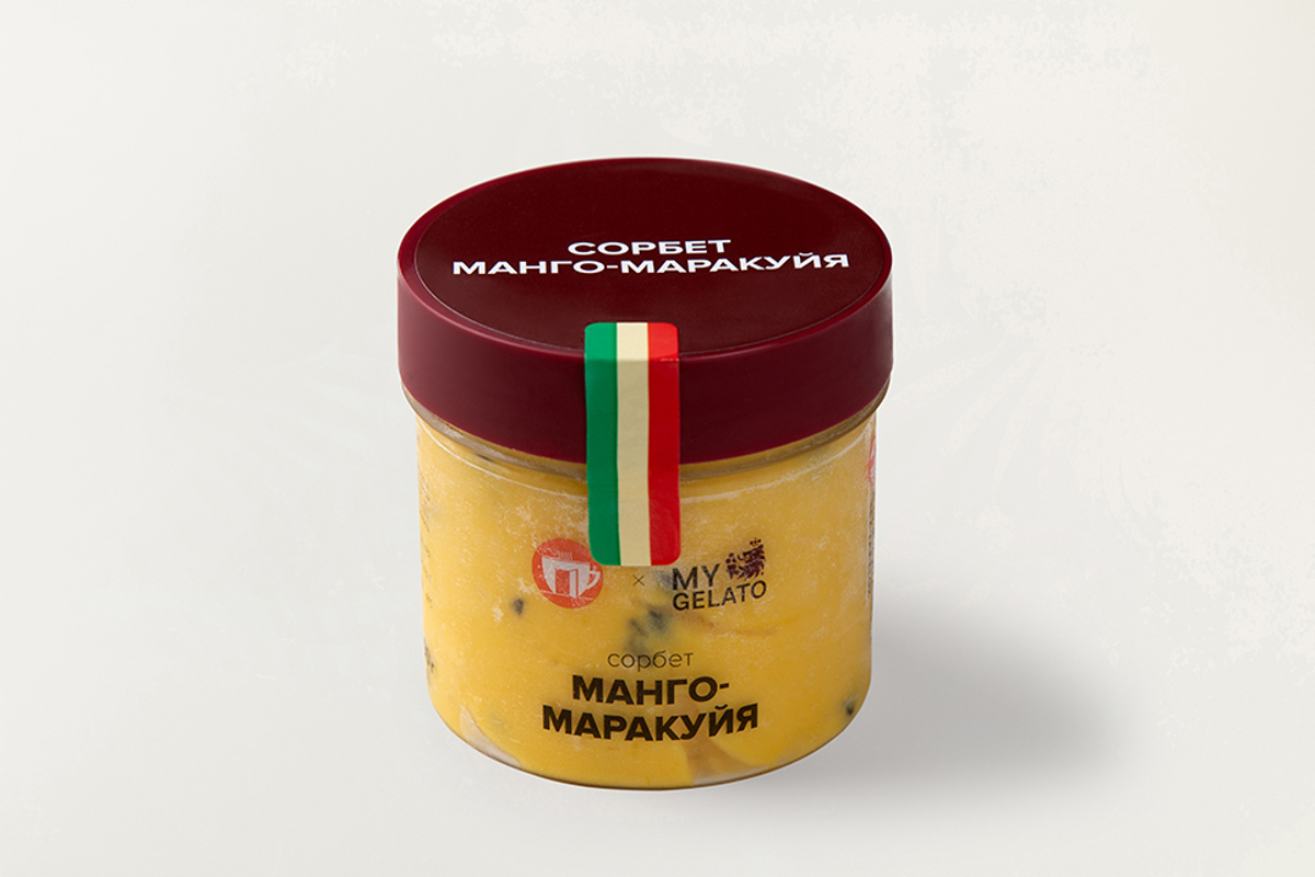 Сорбет Манго-маракуйя Сорбет Манго-маракуйя