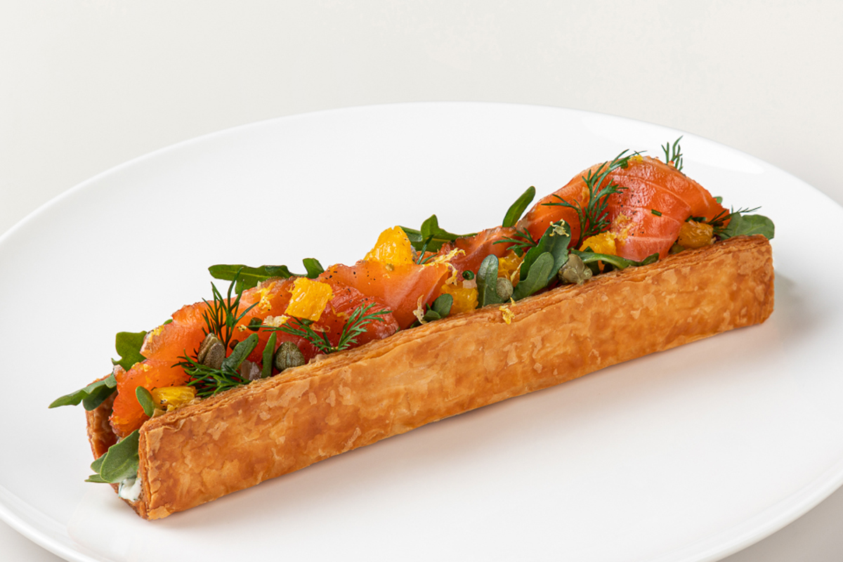 Сэндвич с лососем