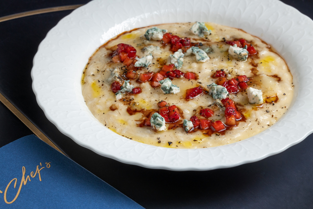 Ризотто с горгонзолой и клубникой Ризотто с горгонзолой и клубникой