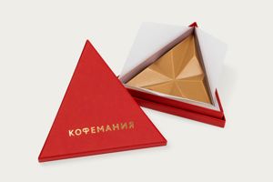 Ёлка из карамельного шоколада