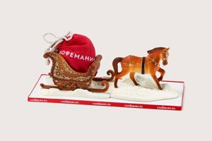 Шоколадная композиция «Волшебные сани»