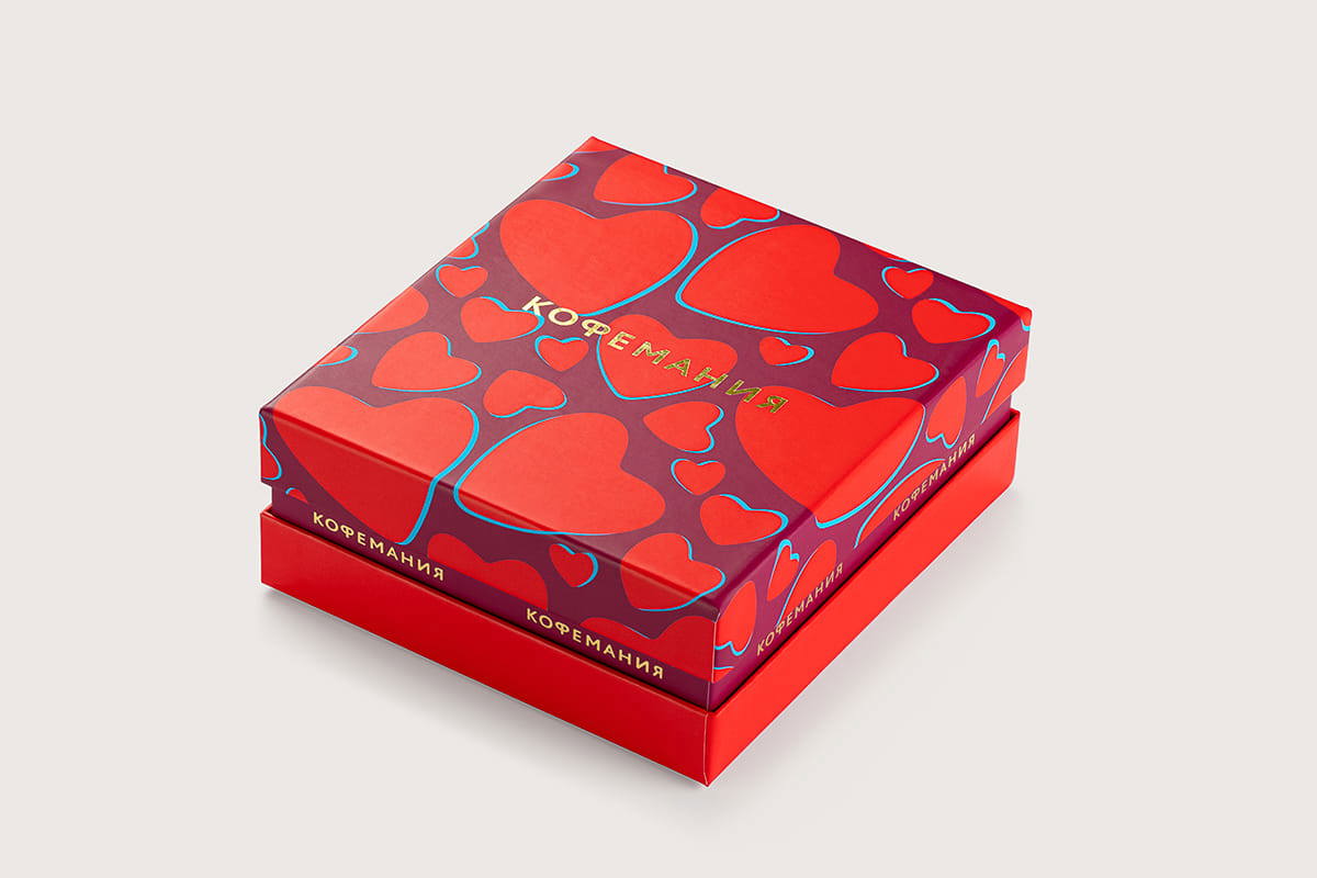 Шоколадное сердце «Кофемания»