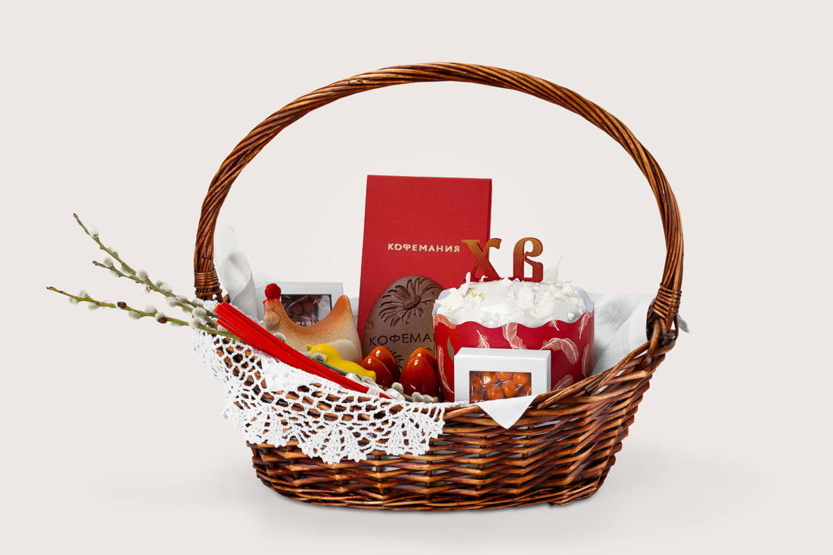 Пасхальная корзина от «Кофемании»