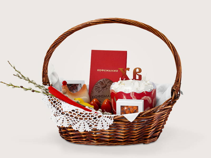 Пасхальная корзина от «Кофемании»