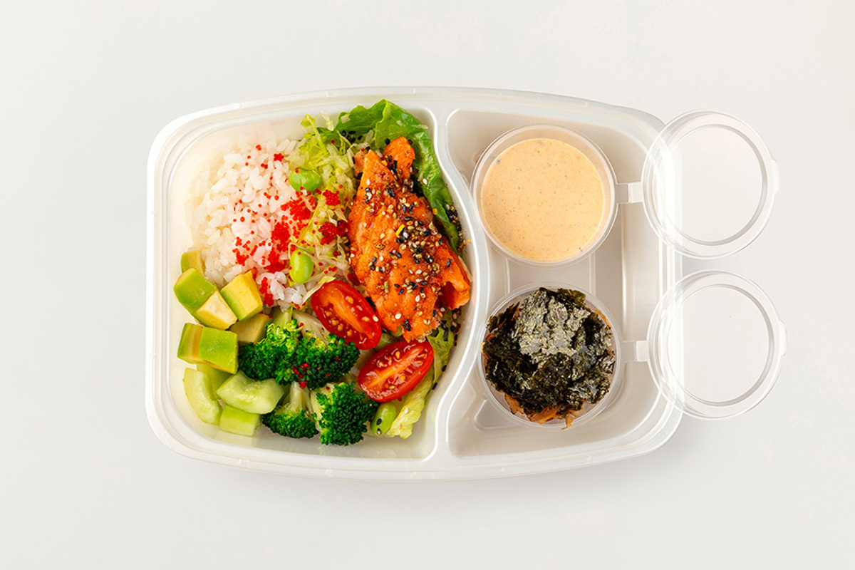 Поке с лососем