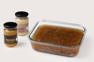 Холодец из телятины с горчицей и хреном