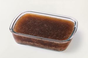 Холодец из телятины с горчицей и хреном