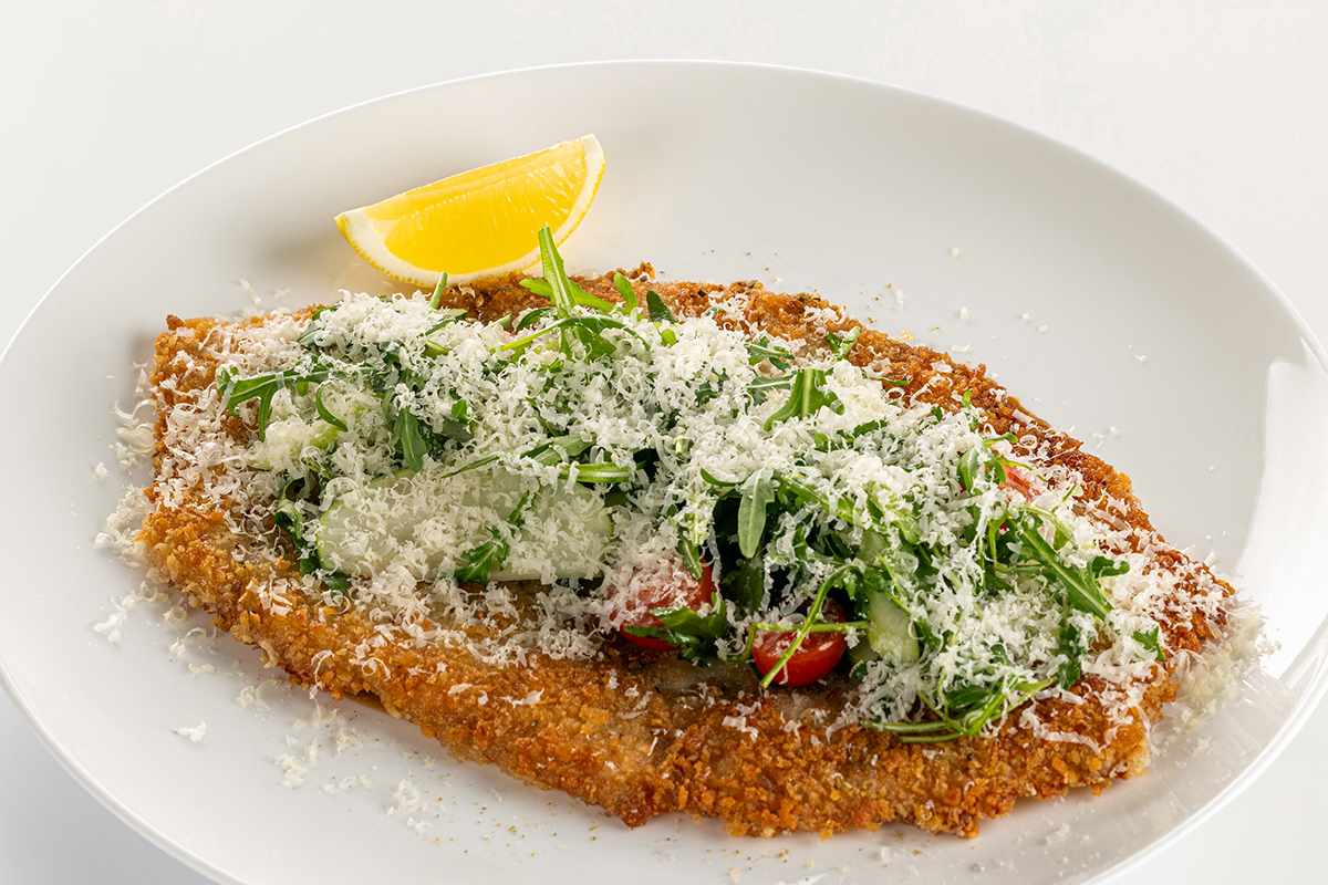 Шницель по-милански Шницель по-милански