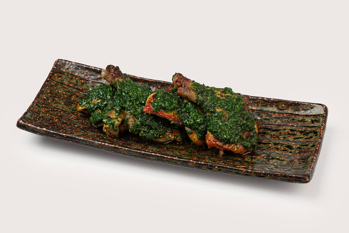 Цыпленок с чимичурри из кинзы