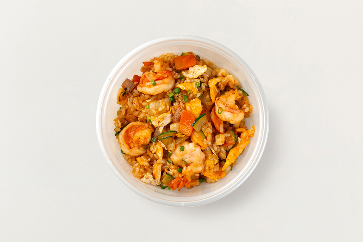 Жареный рис с морепродуктами