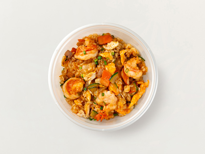 Жареный рис с морепродуктами