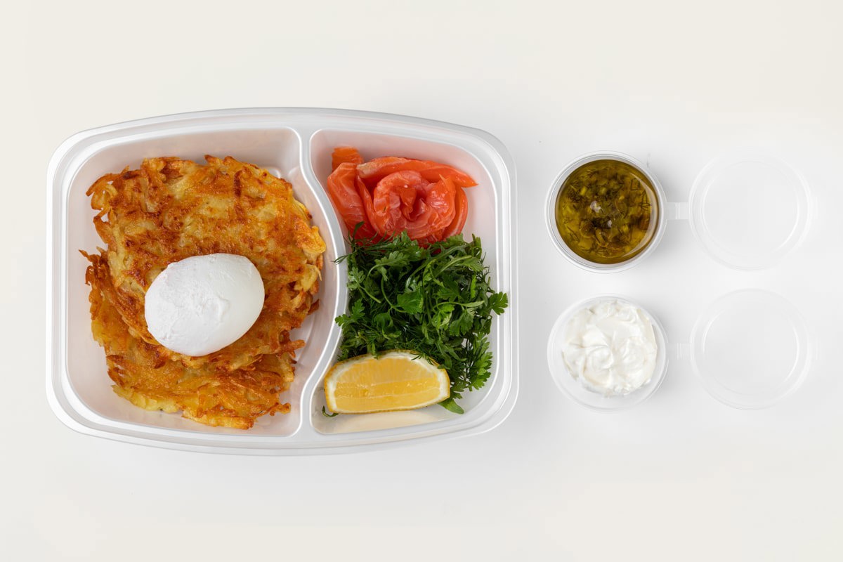 Лосось с драниками Лосось с драниками