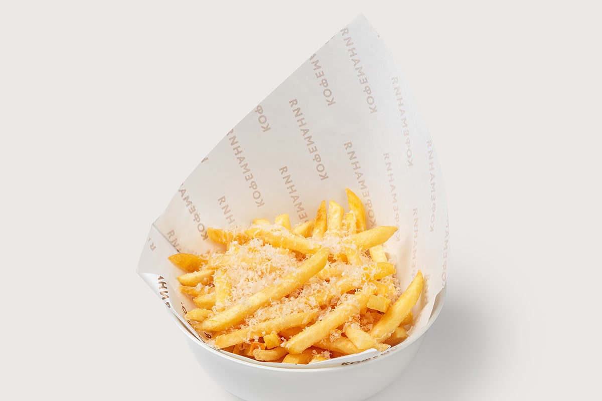 Картофель фри с пармезаном 