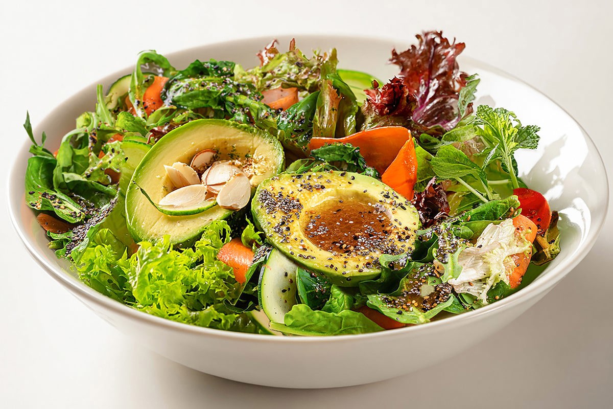 Большой зелёный салат