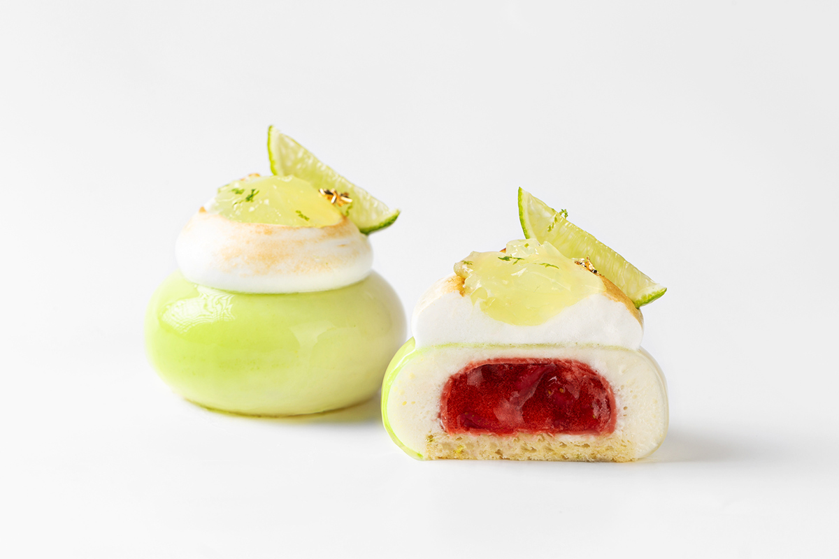 Лайм и клубника 