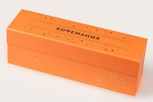 Оранжевая подарочная упаковка на 4 десерта