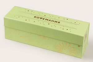 Зеленая подарочная упаковка на 4 десерта